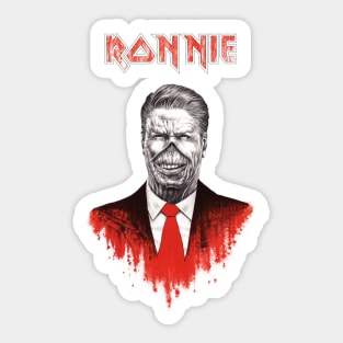 Ronnie Reagan Sticker